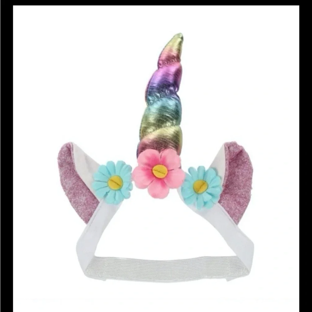 6 - 12 Months Unicorn theme costume - Party Dress w headband New